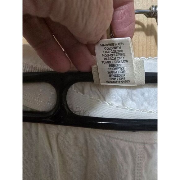 VTG L.L.Bean Mens Thermal Lounge Pants Beige Size L - Picture 4 of 4